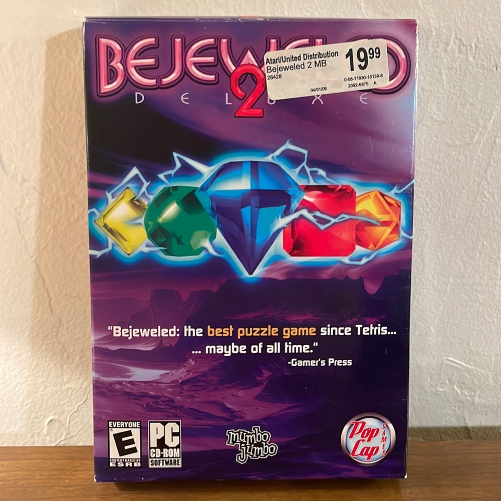 Bejeweled 2 Deluxe, The Classic Returns (Pop Cap Games, PC CD-ROM)
